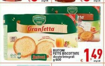 Iper Triscount Fette biscottate offerta