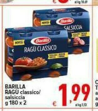 Iper Triscount Ragù offerta