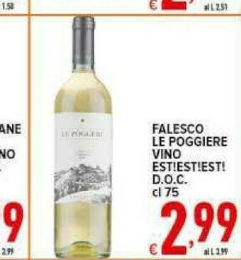 Iper Triscount Vino bianco offerta