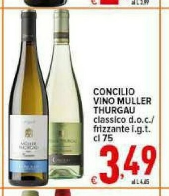 Iper Triscount Muller thurgau offerta