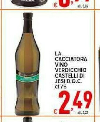 Iper Triscount Vino bianco offerta