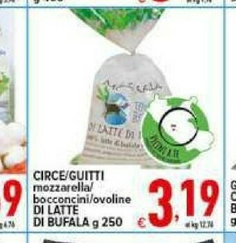 Iper Triscount Mozzarella di bufala offerta