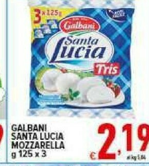 Iper Triscount Mozzarella offerta