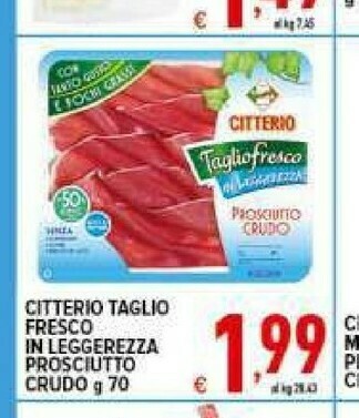 Iper Triscount Prosciutto crudo offerta