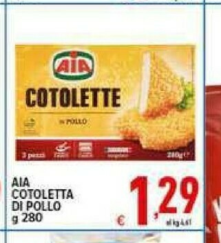 Iper Triscount Cotolette di pollo offerta