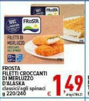 Iper Triscount Filetti di merluzzo offerta