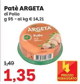Prix Quality Patè Argeta offerta