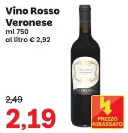 Prix Quality Vino Rosso Veronese offerta