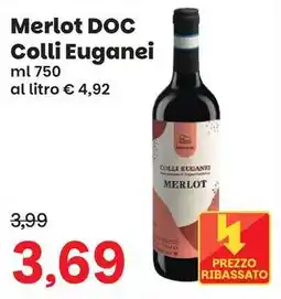 Prix Quality Merlot DOC Colli Euganei offerta