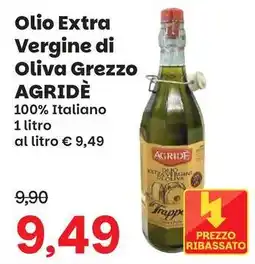 Prix Quality Olio Extra Vergine di Oliva Grezzo Agridè offerta