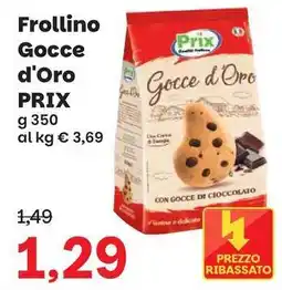 Prix Quality Frollino Gocce d'Oro Prix offerta
