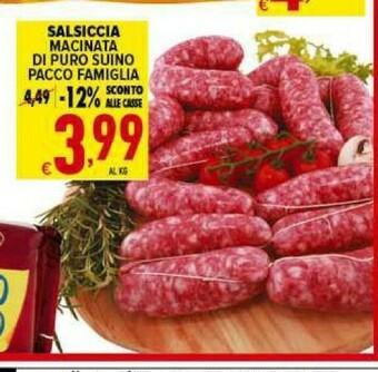 Iper Triscount Salsicce offerta