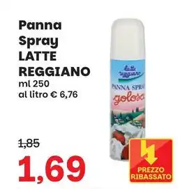 Prix Quality Panna spray Latte Reggiano offerta