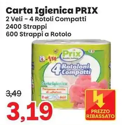 Prix Quality Carta Igienica Prix offerta