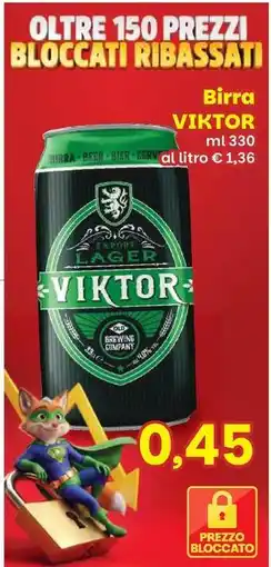 Prix Quality Birra Viktor offerta