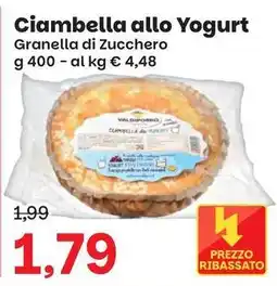 Prix Quality Ciambella allo Yogurt offerta