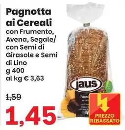 Prix Quality Pagnotta ai Cereali offerta