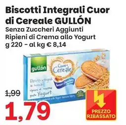 Prix Quality Biscotti Integrali Cuor di Cereale Gullón offerta