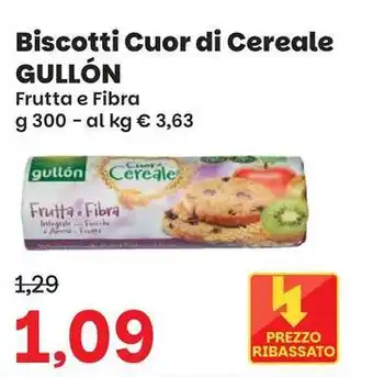 Prix Quality Biscotti Cuor di Cereale Gullón offerta