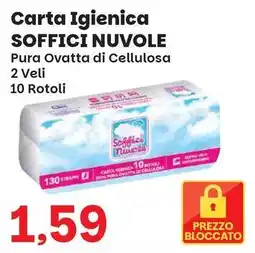Prix Quality Carta Igienica Soffici Nuvole offerta