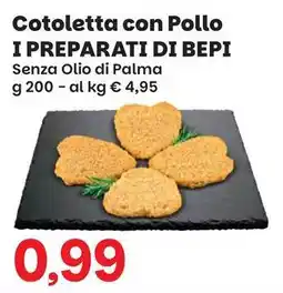 Prix Quality Cotoletta con Pollo I Preparati di Bepi offerta