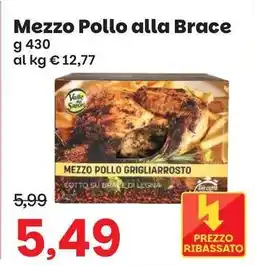 Prix Quality Mezzo Pollo alla Brace offerta