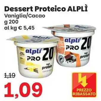 Prix Quality Dessert Proteico Alplì offerta