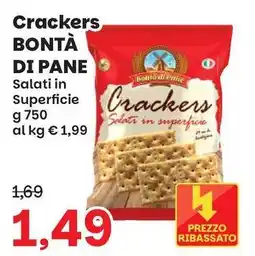 Prix Quality Crackers Bontà di Pane offerta