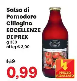 Prix Quality Salsa di Pomodoro Ciliegino Eccellenze di Prix offerta