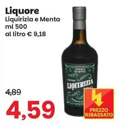 Prix Quality Liquore Liquirizia e Menta offerta
