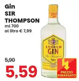 Prix Quality Gin Sir Thompson offerta