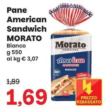 Prix Quality Pane American Sandwich Morato offerta