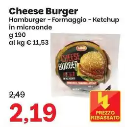 Prix Quality Cheese Burger offerta