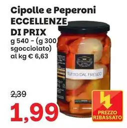 Prix Quality Cipolle e Peperoni Eccellenze di Prix offerta