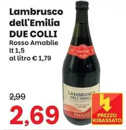 Prix Quality Lambrusco dell'Emilia Due Colli offerta