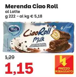 Prix Quality Merenda Ciao Roll offerta