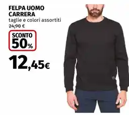 Ipercoop Felpa uomo carrera offerta