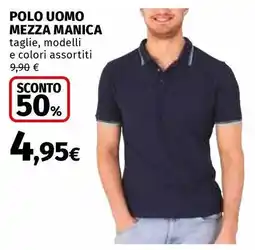 Ipercoop Polo uomo mezza manica offerta