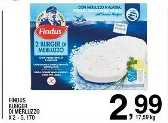 Sigma 2 burger di merluzzo con prezzemolo e limone 170 g(ml) offerta