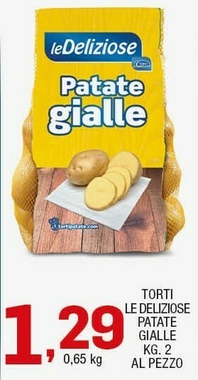 Sigma Torti le deliziose patate gialle offerta
