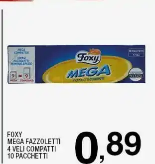 Sigma Mega fazzoletti 4 veli offerta