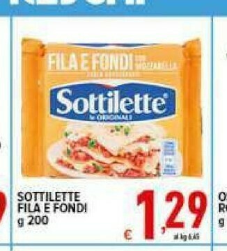 Iper Triscount Sottilette offerta