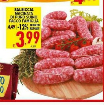 Iper Triscount Salsicce offerta