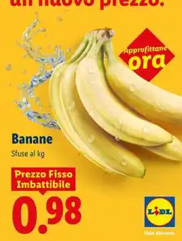 Lidl Banane offerta