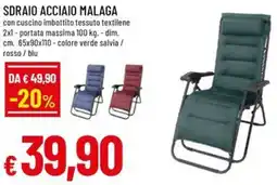 A&O Sdraio acciaio malaga offerta