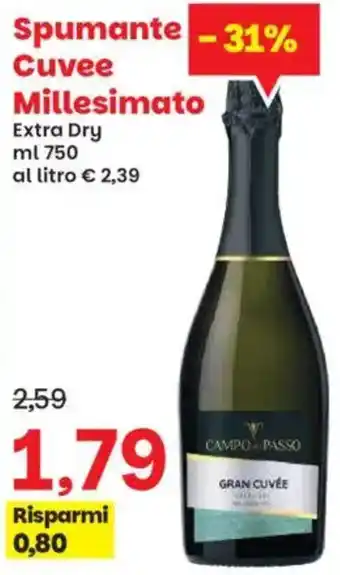 Spumante Cuvee Millesimato