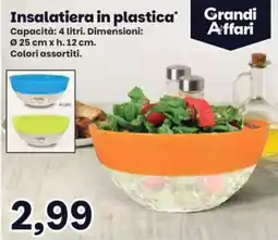 Prix Quality Grandi Affari Insalatiera in plastica offerta