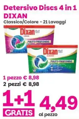Prix Quality Detersivo Discs 4 in 1 DIXAN offerta