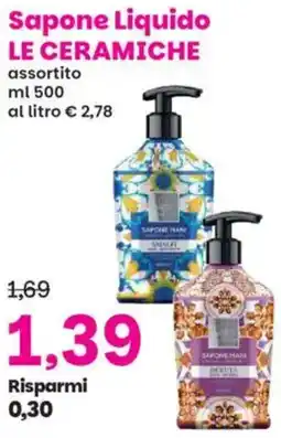 Prix Quality Sapone Liquido LE CERAMICHE offerta