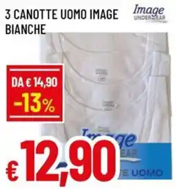 A&O 3 canotte uomo image bianche offerta